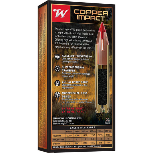 WIN DEER XP COPPER 350LEG 150GR 20/2 - WNX350CLF - Marksmans Corner