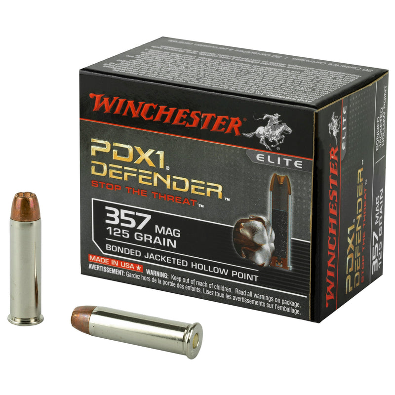 Load image into Gallery viewer, WIN DEFENDER 357MAG 125GR JHP 20/200 - WNS357MPDB - Marksmans Corner
