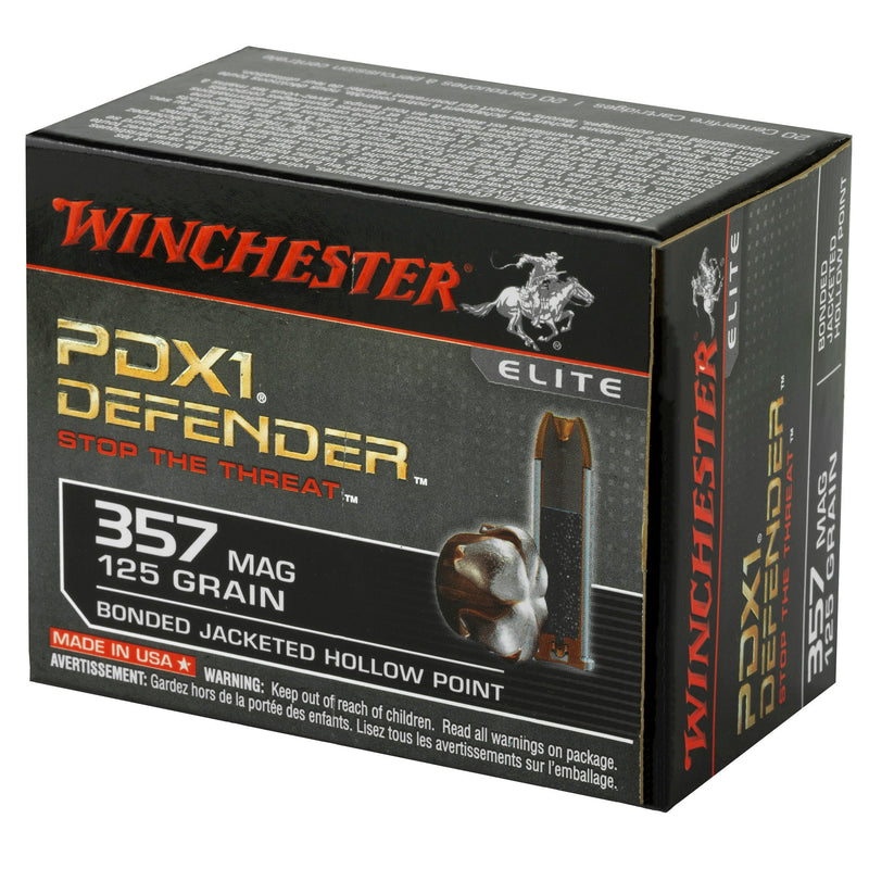 Load image into Gallery viewer, WIN DEFENDER 357MAG 125GR JHP 20/200 - WNS357MPDB - Marksmans Corner
