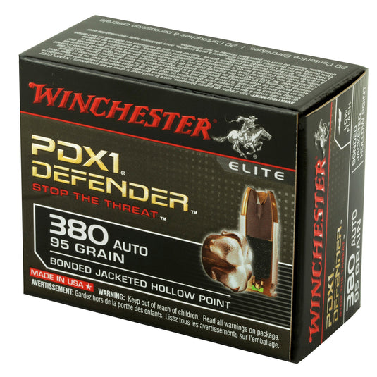 WIN DEFENDER 380ACP 95GR JHP 20/200 - WNS380PDB - Marksmans Corner