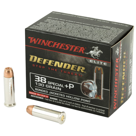 WIN DEFENDER 38SPL+P 130G JHP 20/200 - WNS38PDB - Marksmans Corner