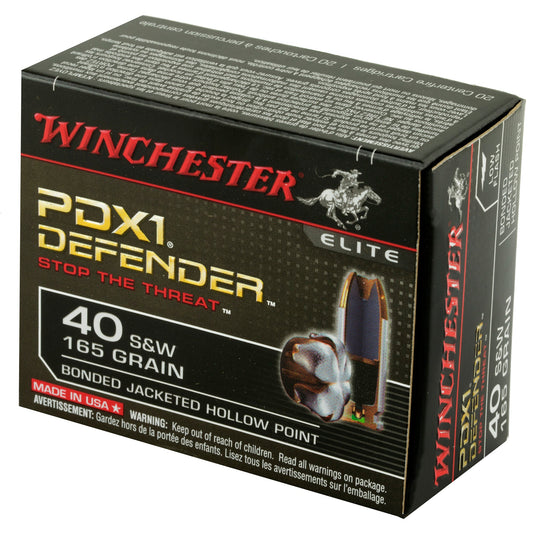 WIN DEFENDER 40SW 165GR JHP 20/200 - WNS40SWPDB - Marksmans Corner