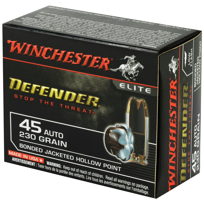 Load image into Gallery viewer, WIN DEFENDER 45ACP 230GR JHP 20/200 - WNS45PDB - Marksmans Corner
