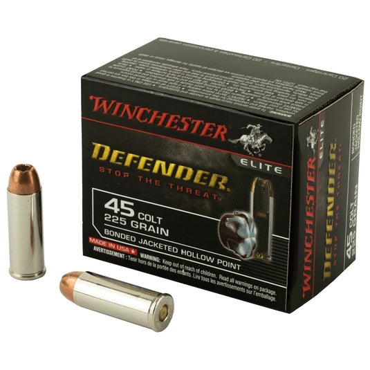 WIN DEFENDER 45LC 225GR JHP 20/200 - WNS45CPDB - Marksmans Corner