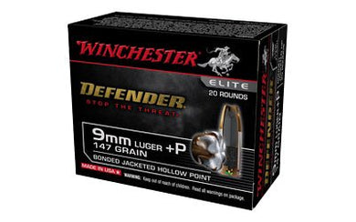 WIN DEFENDER 9MM 147GR JHP 20/200 - WNS9MMPDB2 - Marksmans Corner