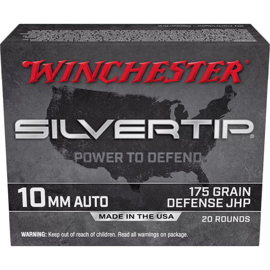 WIN SILVERTIP 10MM AUTO 175GR JHP 20 - WNW10MMST - Marksmans Corner