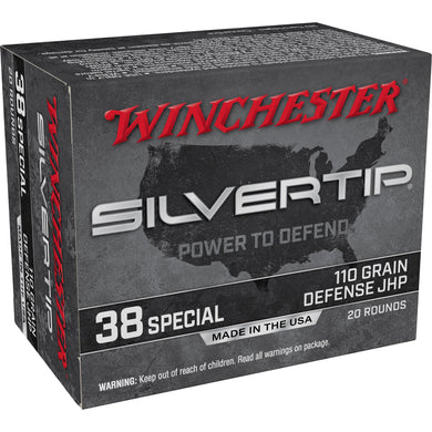 WIN SILVERTIP 38SPC 110GR HP 20/200 - WNW38ST - Marksmans Corner