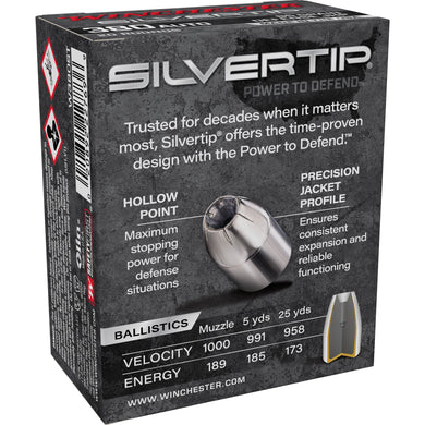 WIN SILVERTIP HP 380AUTO 85GR 20/200 - WNW380ST - Marksmans Corner