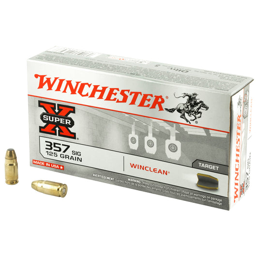 WIN SPRX WINCLEAN 357SIG 125GR 50/ - WNWC357SIG - Marksmans Corner