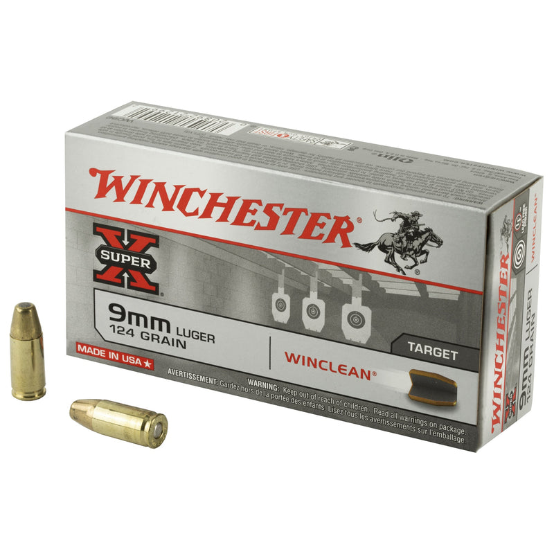 Load image into Gallery viewer, WIN SPRX WINCLEAN 9MM 124GR 50/500 - WNWC92 - Marksmans Corner
