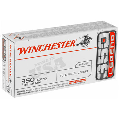 WIN USA 350 LEGEND 145GR FMJ 20/200 - WNUSA3501 - Marksmans Corner