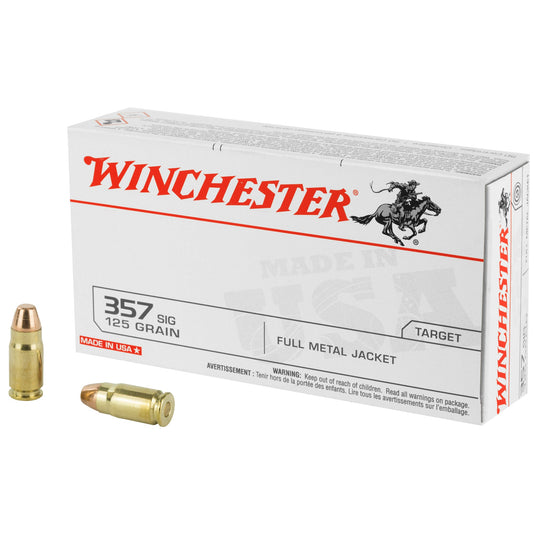 WIN USA 357SIG 125GR FMJ 50/500 - WNQ4309BX - Marksmans Corner