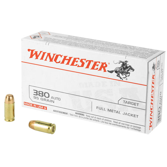 WIN USA 380ACP 95GR FMJ 50/500 - WNQ4206BX - Marksmans Corner