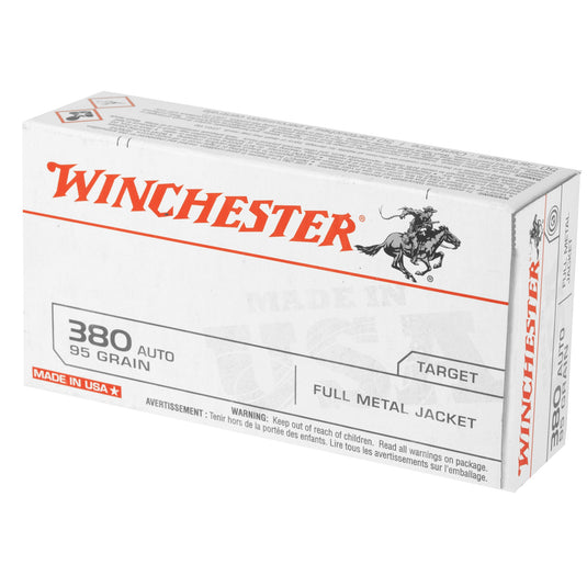 WIN USA 380ACP 95GR FMJ 50/500 - WNQ4206BX - Marksmans Corner