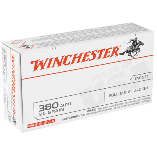 WIN USA 380ACP 95GR FMJ 50/500 - WNQ4206BX - Marksmans Corner