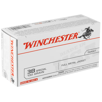 WIN USA 38SPL 130GR FMJ 50/500 - WNQ4171BX - Marksmans Corner