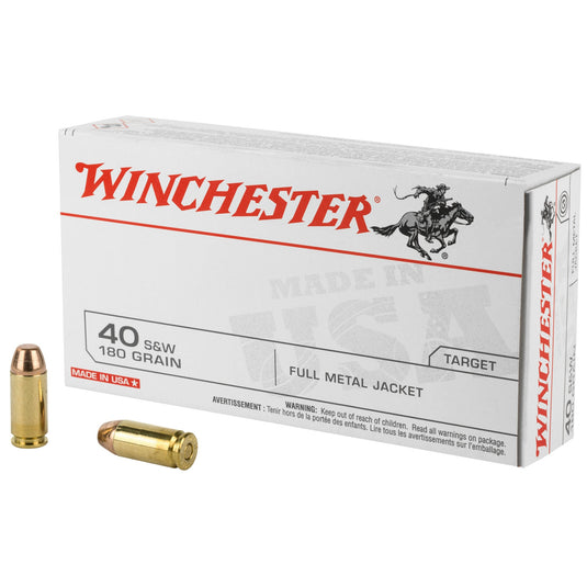 WIN USA 40SW 180GR FMJ 50/500 - WNQ4238BX - Marksmans Corner