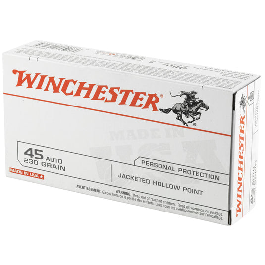 WIN USA 45ACP 230GR JHP 50/500 - WNUSA45JHPBX - Marksmans Corner