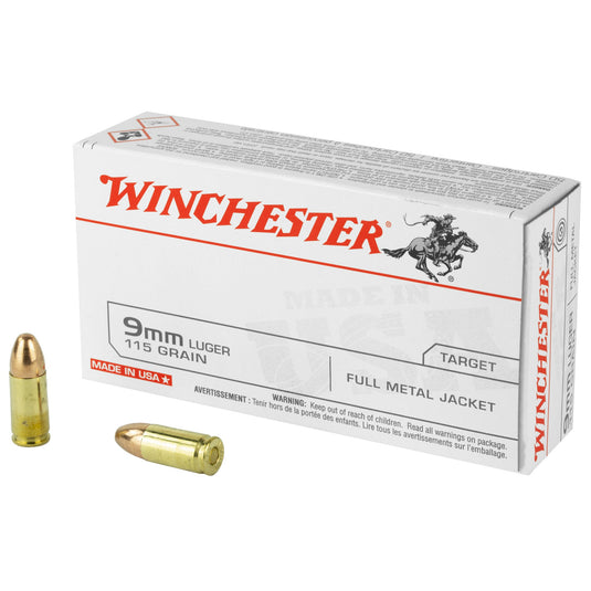 WIN USA 9MM 115GR FMJ 50/500 - WNQ4172BX - Marksmans Corner