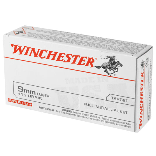 WIN USA 9MM 115GR FMJ 50/500 - WNQ4172BX - Marksmans Corner