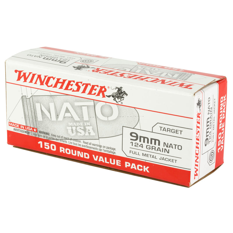 Load image into Gallery viewer, WIN USA 9MM NATO 124GR FMJ 150/750 - WNUSA9NATOY - Marksmans Corner
