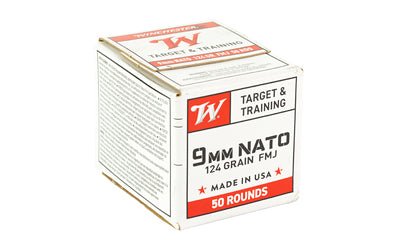 Load image into Gallery viewer, WIN USA 9MM NATO 124GR FMJ 50/1000 - WNW9NATO50 - Marksmans Corner
