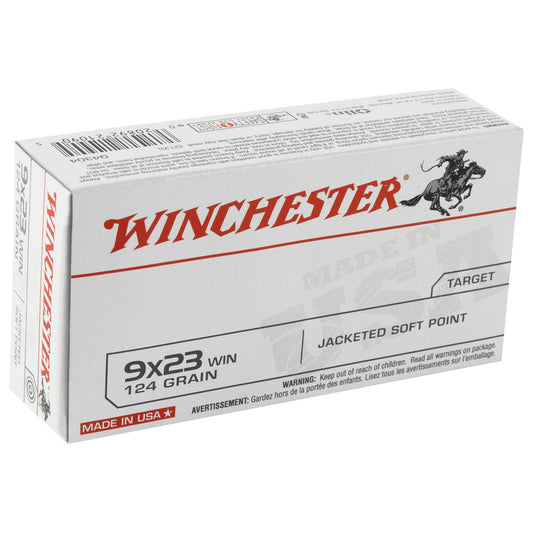 WIN USA 9X23WIN 124GR JSP 50/500 - WNQ4304BX - Marksmans Corner