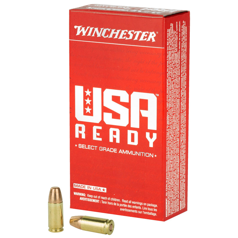 Load image into Gallery viewer, WIN USA RDY 9MM 115GR FMJ 50/500 - WNRED9 - Marksmans Corner
