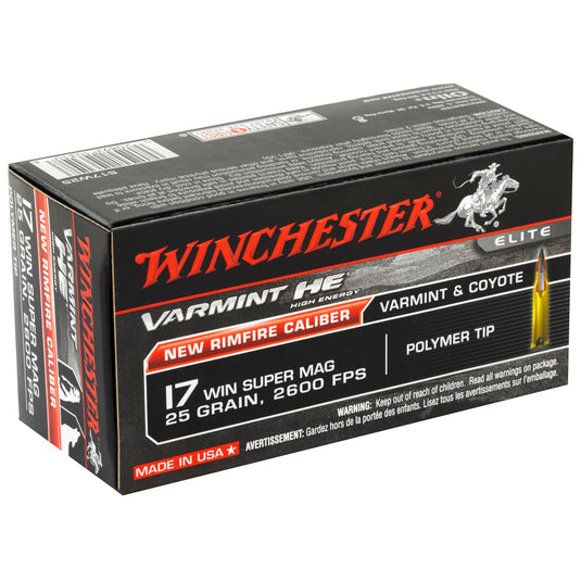 WIN VARMINT HE 17WSM 25GR PT 50/500 - WNS17W25 - Marksmans Corner