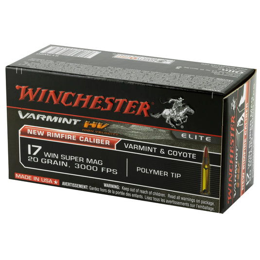 WIN VARMINT HV 17WSM 20GR PT 50/500 - WNS17W20 - Marksmans Corner