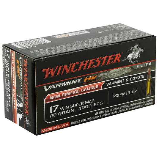 WIN VARMINT HV 17WSM 20GR PT 50/500 - WNS17W20 - Marksmans Corner