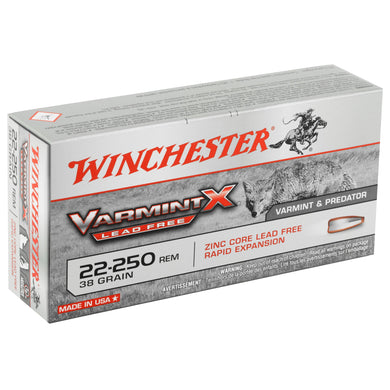 WIN VARMINT X LF 22-250 38GR 20/200 - WNX22250PLF - Marksmans Corner